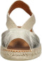 Toni Pons Etna - Dames Espadrilles - Metallic look - Platinum - Maat 39