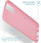 iMoshion Hoesje Geschikt voor Samsung Galaxy A02s Hoesje Siliconen - iMoshion Color Backcover - Roze