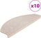 vidaXL - Trapmatten - 10 - st - 65x24x4 - cm - taupe