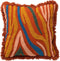 Dutch Decor MISSOURI - Sierkussen met patroon 45x45 cm Potters Clay - oranje - Inclusief binnenkussen