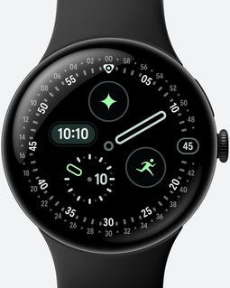 Google Pixel Watch 4 - Smartwatch - 45mm - Bluetooth - Zwart
