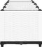 vidaXL - Plantenbak - verhoogd - 160x40x38 cm - polypropeen - wit