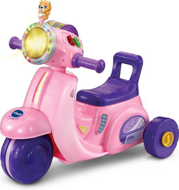 VTech 2 in 1 Loopscooter - Educatief Speelgoed - Ombouwen tot Driewieler - Speelgoed vanaf 1 Jaar - Roze