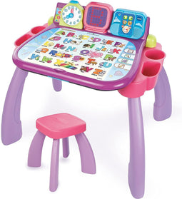 VTech - 3-in-1 Magische Kindertafel - Roze - Interactief & Educatief