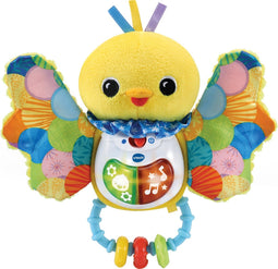 VTech Baby Fladder & Fluit Rammelaar - Educatief Speelgoed - Muziek en Geluiden - Cadeau - Van 3 tot 12 Maanden