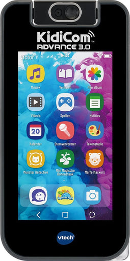 VTech KidiCom Advance 3.0 Telefoon - Interactieve Kinder Mobiel met Camera - Educatief Speelgoed - Vanaf 5 Jaar - Blauw