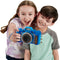 VTech KidiZoom Duo FX Kindercamera - Interactief Speelgoed - Foto's en Video's Maken - Speelgoed vanaf 4 Jaar - Blauw