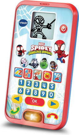 VTech Spidey Smartphone - Educatief Speelgoed - Gadgets voor Kinderen - Maak Kennis met Cijfers, Tellen en Vergelijken - 3 tot 7 Jaar