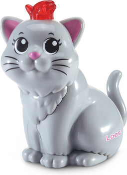 VTech Zoef Zoef Dieren Loes de schattige Poes - Interactief Speelgoed - met Geluidseffecten & Liedjes - Cadeau - 1 tot 5 Jaar