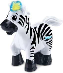 VTech Zoef Zoef Dieren – Zayn de snelle Zebra – Educatief Speelgoed – Met Vrolijke Reacties – 1 tot 5 jaar