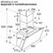 Siemens LC91KLT60 - Wandschouw Afzuigkap - iQdrive motor A+ - Smart bediening
