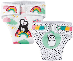 Heless Poppenluiers Penguïn Dots 28-35 Cm Katoen 2 Stuks