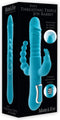 Adam & Eve Vibrator Love Toy Eve'S Thrusting Triple Joy Rabbit Blauw
