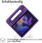 iMoshion Tablet Hoes Kinderen Geschikt voor Samsung Galaxy Tab A8 (2021/2022) - iMoshion Kidsproof Backcover met handvat - Paars