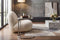 Feel Home Eileen - Verstelbare salontafel - Ø52cm - RVS frame en glazen blad