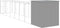 vidaXL - Hondenhok - met - ren - 165x863x181 - cm - staal - lichtgrijs
