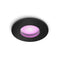 Philips Hue Xamento - badkamerinbouwspot - wit en gekleurd licht - zwart (1-pack)