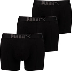PUMA Boxershort Heren - Sueded Cotton - Aansluitend - Zwart