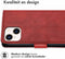 iMoshion Hoesje Geschikt voor iPhone 14 Hoesje Met Pasjeshouder - iMoshion Luxe Bookcase - Rood