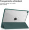 imoshion Tablet Hoes - Geschikt voor iPad 9e generatie (2021) 10.2 inch / 8e generatie (2020) 10.2 inch / 7e generatie (2019) 10.2 inch - Trifold Hardcase Bookcase - Groen