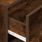 vidaXL - Kast - met - 2 - lades - 60x31x40 - cm - bewerkt - hout - gerookt - eikenkleurig