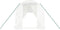 vidaXL - Tuinkas - met - stalen - frame - 40 - m² - 20x2x2 - m - wit