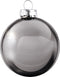 Arti Casa - Kerstballenset Glas 8 cm - Zilver - Set van 6 (6 stuks)