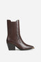 BRONX next-low-kole - Enkellaars - Metal welt clip - Bruin