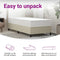 vidaXL - Pocketveringmatras - middelhard-hard - 70x200 - cm