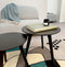Alterego - GABY - Ronde nesttafels - Zwart - 50x50x45 cm