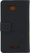 Mobilize Sony Xperia E4g - Slim Wallet Bookcase - 2 Pasjeshouder - Zwart