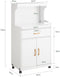 SoBuy FSB12-W - Magnetronkast - 1 lade - Max. 60 kg - 62 x 40 x 119 cm - Wit