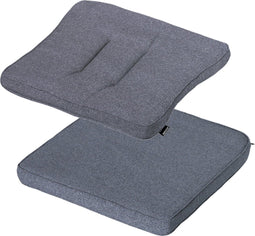 2 stuks! Wicker dining set profi-line outdoor Manchester denim grey