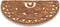Kokosmat Draco Decor - 75x45cm - Naturel - Deurmat