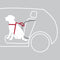 Trixie hondentuig auto dog protect zwart (50-65X2 CM)