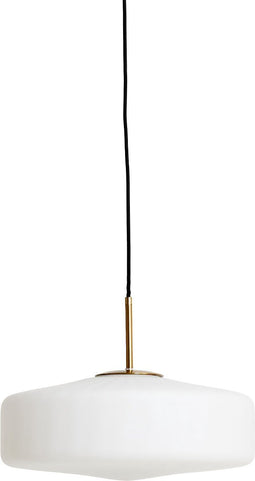 vtwonen Hanglamp Pleat - Wit - Ø30cm - Retro - Woonkamer - Slaapkamer