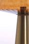 vtwonen Tafellamp Pleat - Bruin - Ø40cm - Retro - Kerst cadeau - Kerst cadeautjes - Cadeau vrouw - Cadeau man - Cadeau voor haar - Cadeau voor hem - Kerstcadeau - Kerst kado - Kado man - Kado vrouw