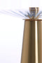 vtwonen Tafellamp Pleat - Glas/Goud - Ø40cm - Retro - Kerst cadeau - Kerst cadeautjes - Cadeau vrouw - Cadeau man - Cadeau voor haar - Cadeau voor hem - Kerstcadeau - Kerst kado - Kado man - Kado vrouw