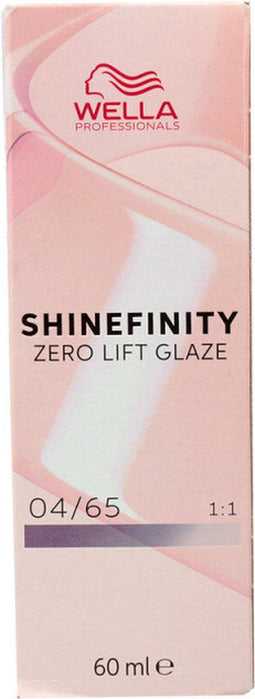 Permanente kleur Wella Shinefinity Nº 04/65 (60 ml)