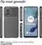 iMoshion Hoesje Geschikt voor Motorola Moto G53 Hoesje Siliconen - iMoshion Thunder Backcover - Zwart