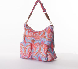 Oilily-Hobo-Schoudertas Hot Coral-Dames