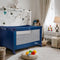 Promedix - Opklapbaar reisbedje voor kinderen - 125x65x74cm - Blauw