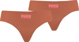 PUMA Women's Sporty Mesh Brazilian - 2-pack - Zacht en naadloos