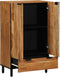 vidaXL - Highboard - 60x33x100 - cm - Massief - Acaciahout