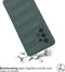 imoshion Hoesje - Geschikt voor Samsung Galaxy A53 - EasyGrip Backcover - Donkergroen