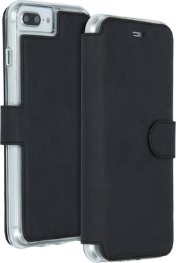Accezz Hoesje Geschikt voor iPhone 8 Plus / 7 Plus Hoesje Met Pasjeshouder - Accezz Xtreme Wallet Bookcase - Zwart