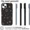 iMoshion Hoesje Geschikt voor iPhone 14 Hoesje Siliconen - iMoshion Design hoesje - Zwart / Stars Sky