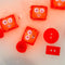 Glo Pals Sammy, Light Up Sensory Cubes, Rood, Kunststof, 4 Stuks