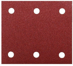 Makita - Voordeelverpakking Schuurvel 114 x 102 mm - Aluminiumoxide 320 korrel - Rood (1 stuk)