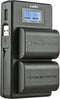 Jupio NP-FZ100 - USB Duo Charger LCD - Zwart